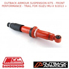 OUTBACK ARMOUR SUSPENSION KITS - FRONT PERFORMANCE -TRAIL FITS ISUZU MU-X 9/13 +
